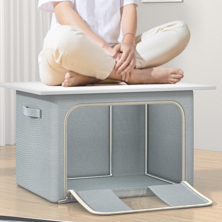 Foldable Oxford Cloth Fabric Storage Box for Quilts and Clothes