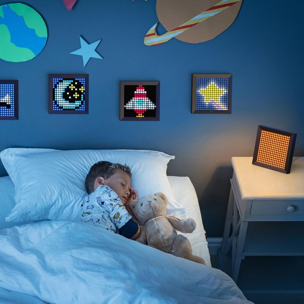 Divoom PIXOO Bluetooth Pixel Light: Game, Sound, and Clock in One - Perfect Birthday Gift!