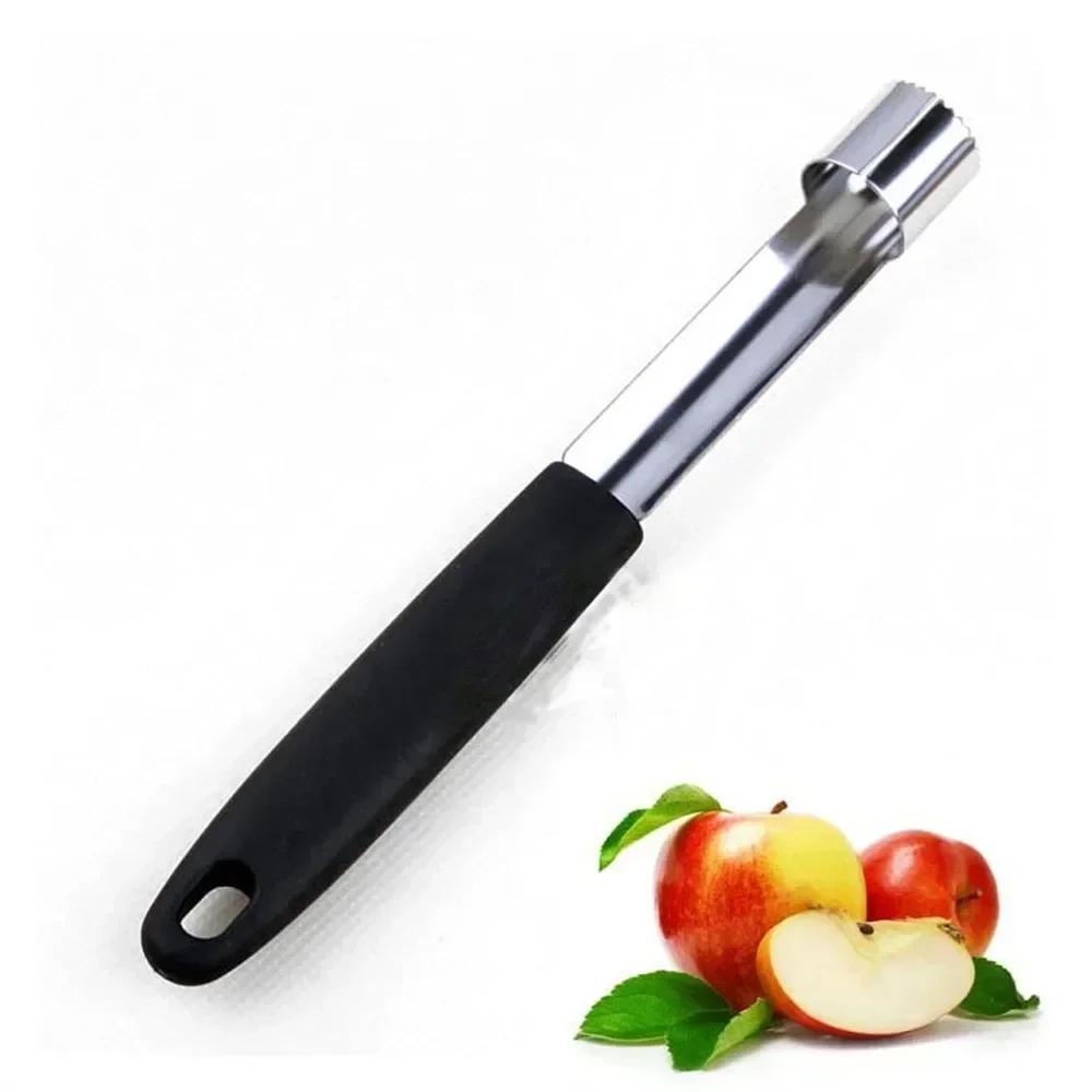 

Stainless Steel Apple Corer Pear Fruit Vegetable Tools Core Seed Remover Cutter Seeder Slicer Kitchen Gadgets Tools Kitchen Item світло-сірого кольору