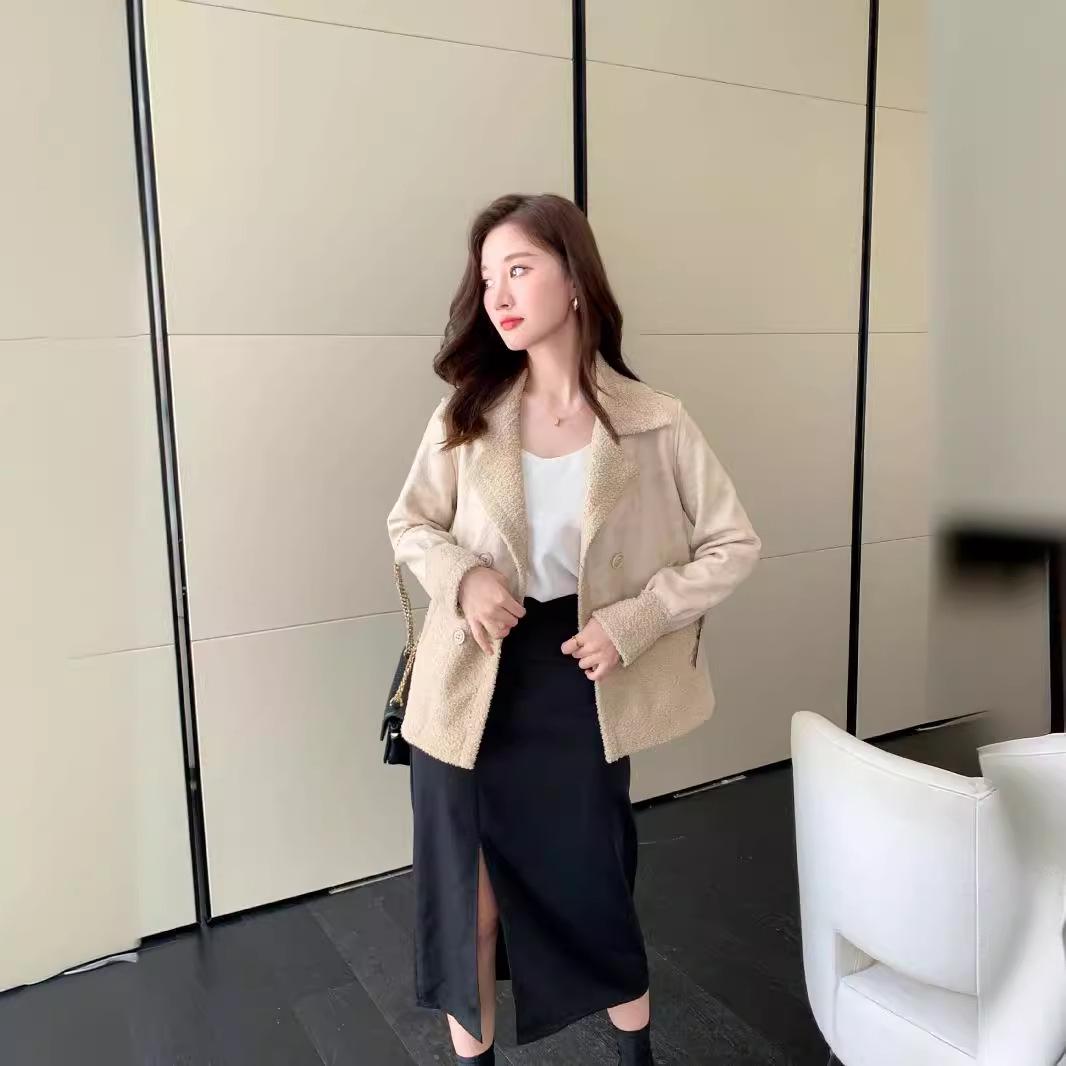 

Women s High-End Petite Leather Jacket - 2025 Spring & Autumn Collection 4XL чёрный