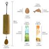 Bambus Windspiele Set Außengarten Dekoration Hof Anhänger Meditation Entspannung Akkord Windspiel Handwerk Musik Äolische Glocken
