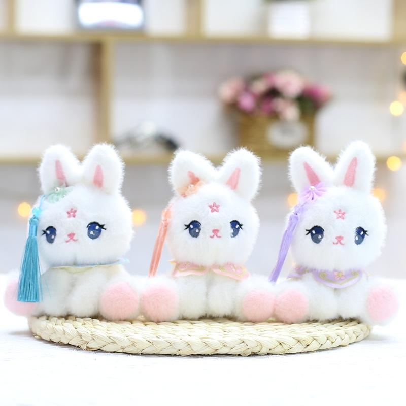 New Cute and Cute Little Rabbit Pendant Plush Toy Dolls and Bags and Exquisite Keychain