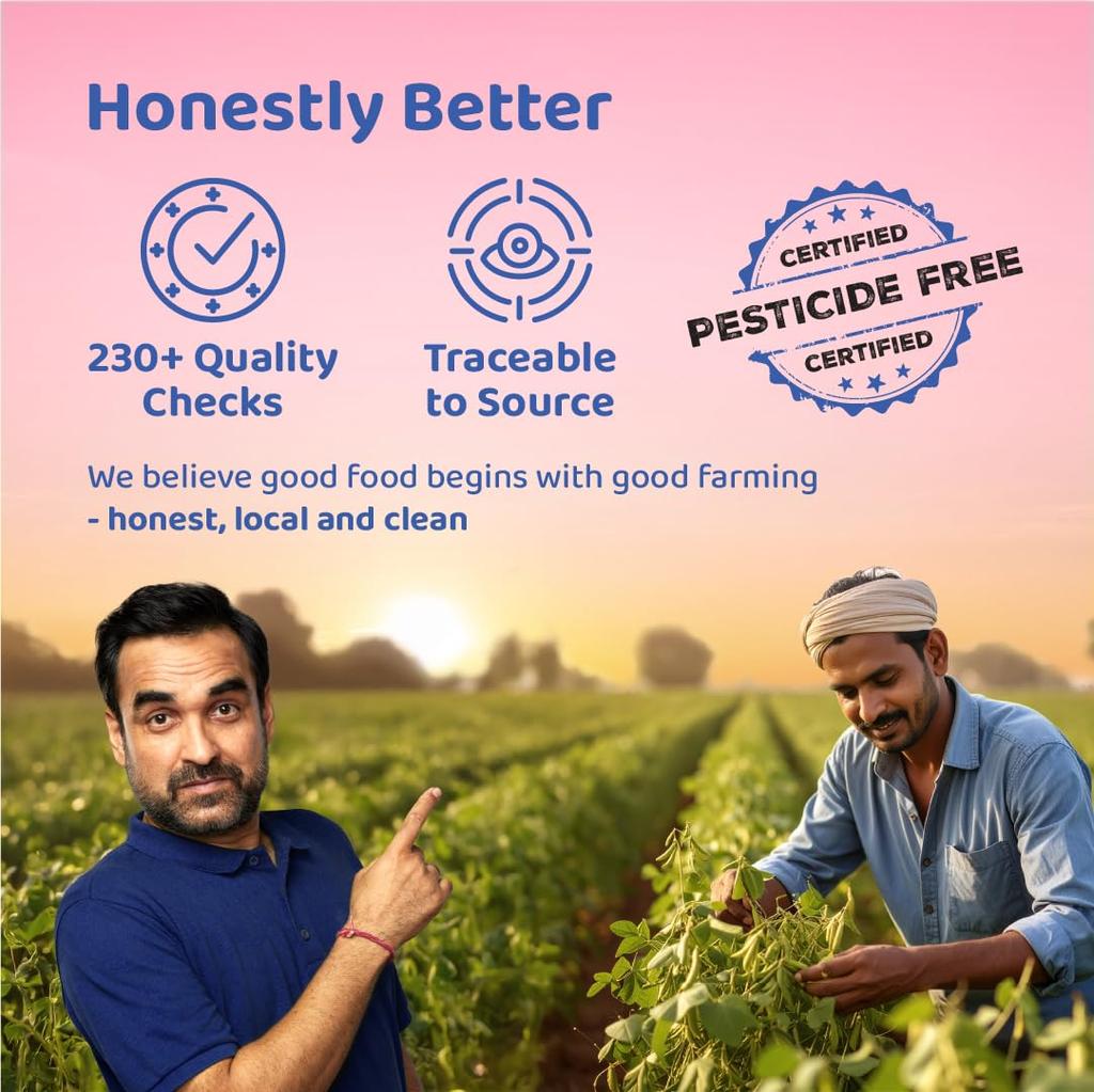 DeHaat Honest Farms Pesticide Free Himalayan Pink Salt 1 KG