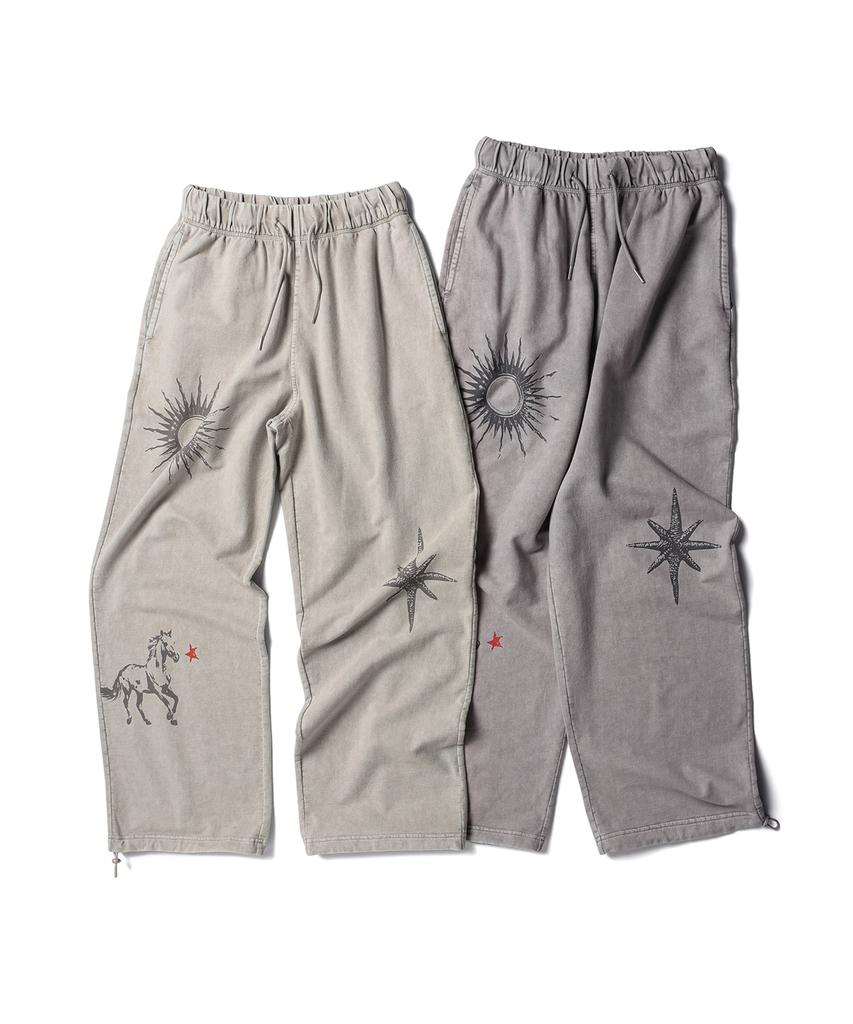 THEVINYLHOUSE Rodeo Washed Sweat Pants Beige