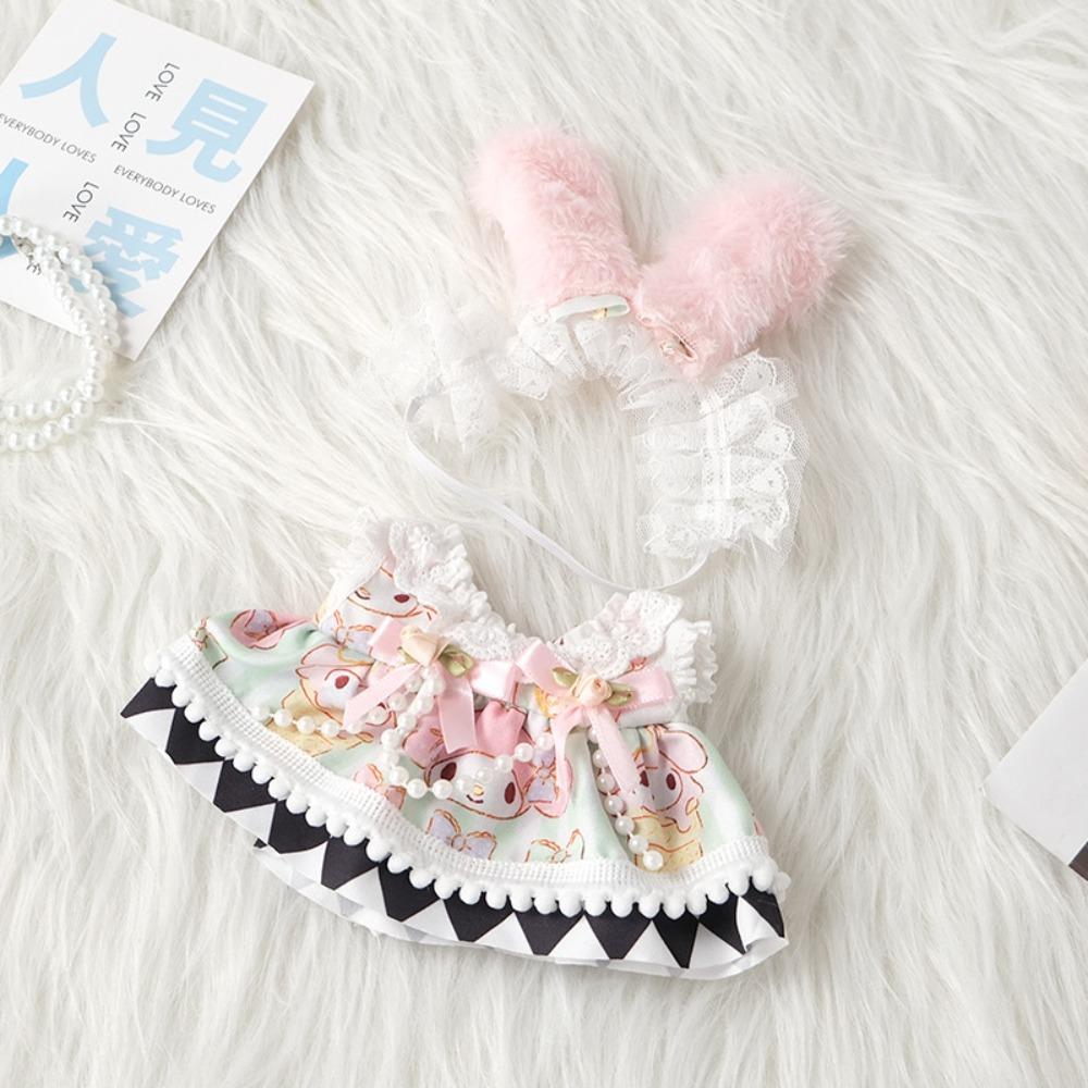 20cm Doll Clothes DIY Princess Dress Cute Lolita Outfit  Girl