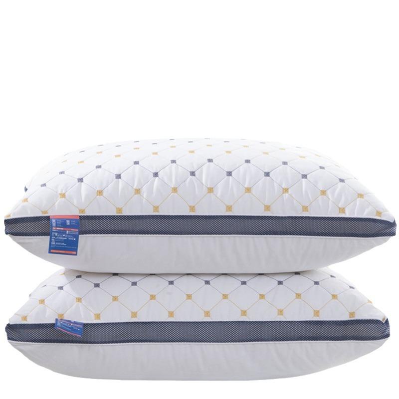 Pillow Core Non-collapsible Fiber Pillow Core Adult Household Neck Pillow 48x74cm Pair