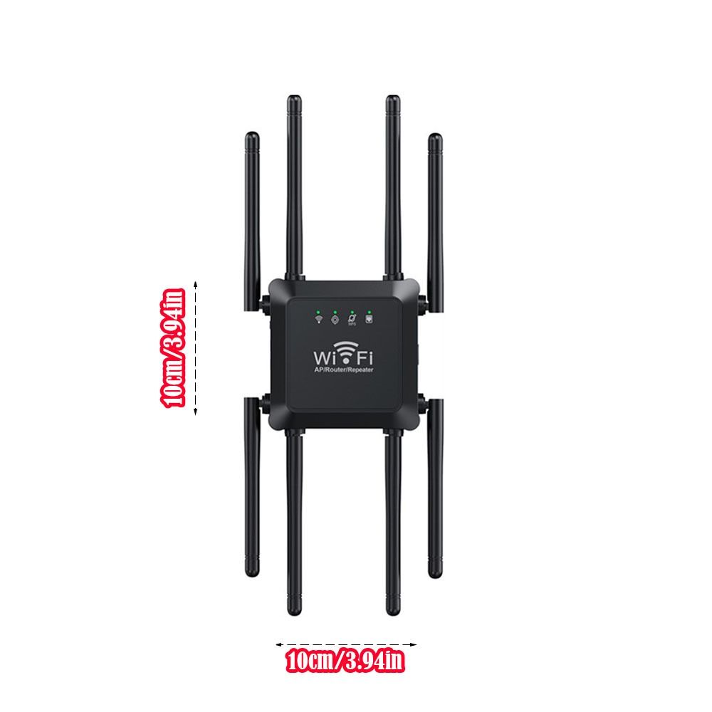8-Antenna WiFi Extender Signal Amplification Signal Router Portable Wireless Repeater Home