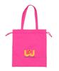 WEGO World Pegasus Collaboration Drawstring Bag for Club High School and Middle School Size Pink Multi-Purpose School, Activities, Students, Students,