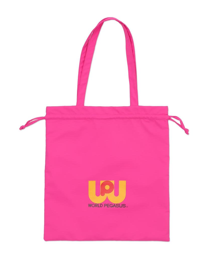 WEGO World Pegasus Collaboration Drawstring Bag for Club High School and Middle School Size Pink Multi-Purpose School, Activities, Students, Students,