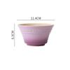 300ML 4.5 Inches Rainbow Gradient color Dishes Fruit Bowl Tableware Ramen Bowls Kitchen Dessert Salad steamed egg bowl Tableware