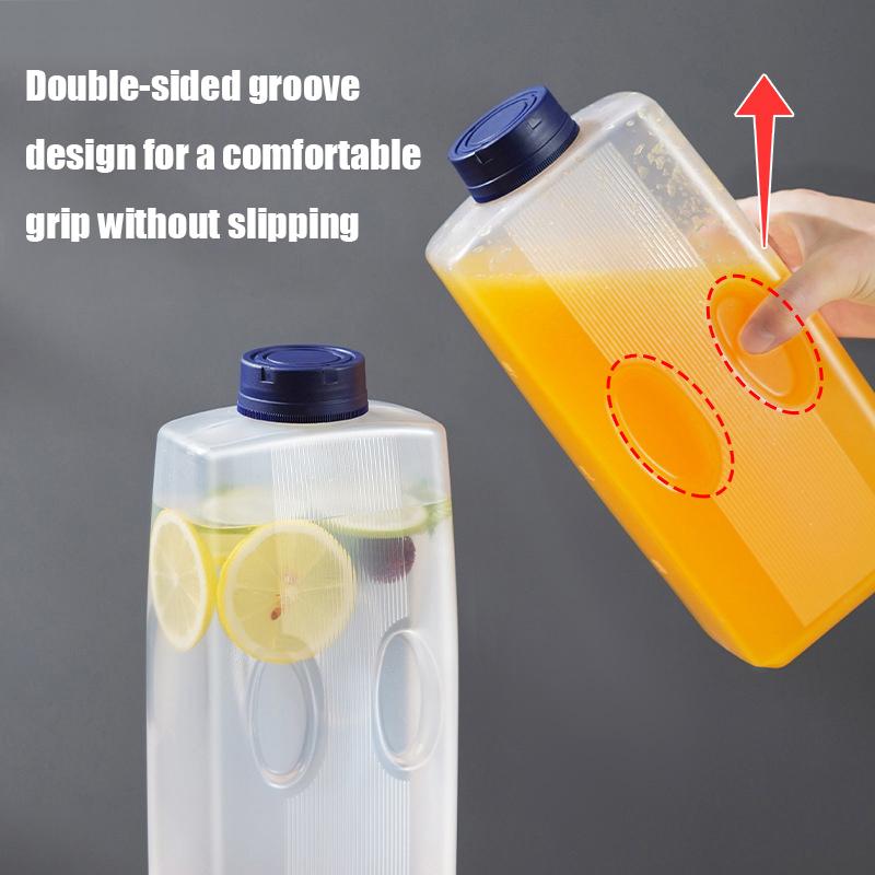 2L Zesílená lednice Džbán na studenou vodu Plastová nádoba na vodu Velký objem Limonáda Voňavý čaj Konvice na vodu