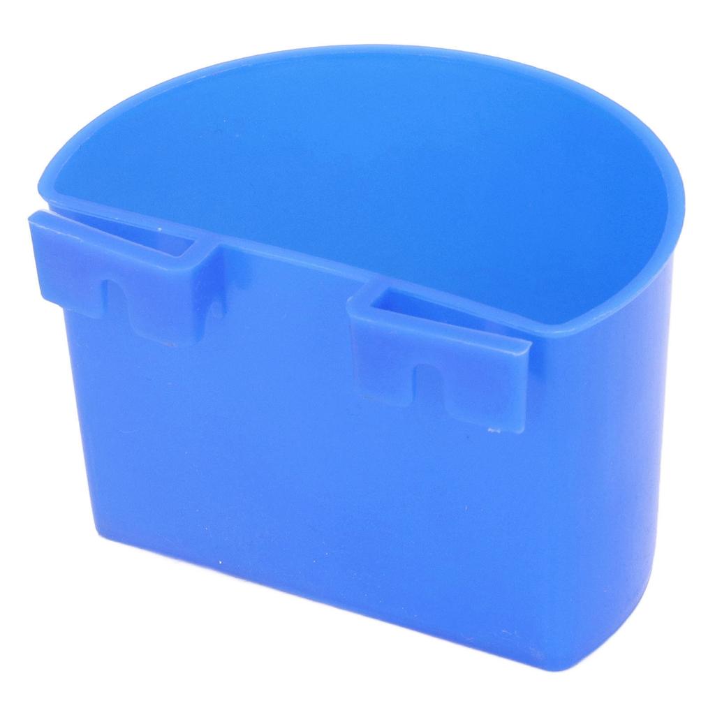 20 stk Fuglematskål Plast Papegøye Vann Fôringskopp Fuglebur Mater Trog Sett Kit Blå 11x6cm /