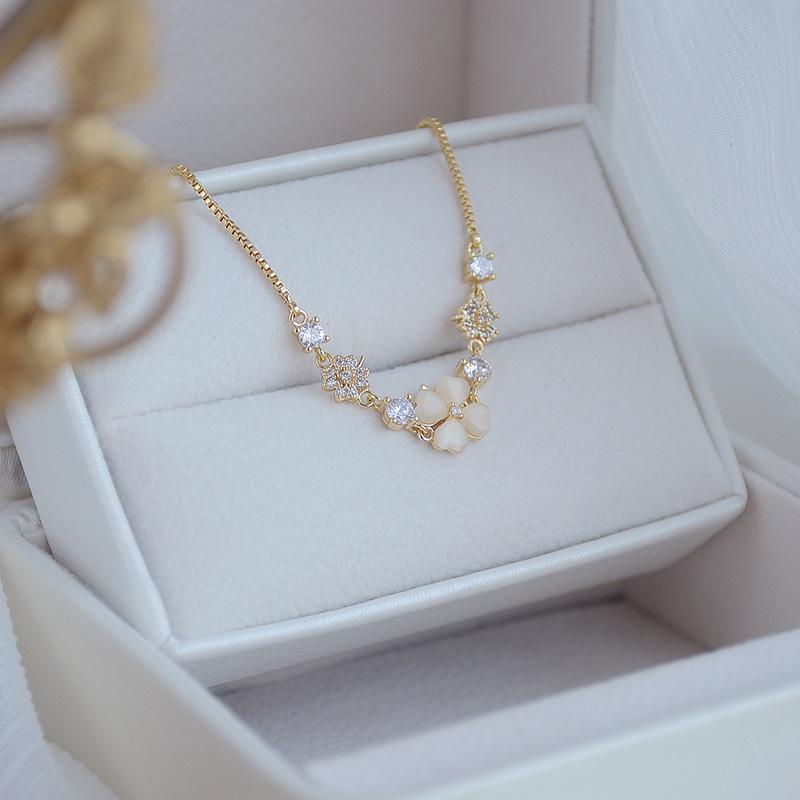 New Bracelet Women s Niche Design Sense High-end Versatile Simple Opal Bracelet