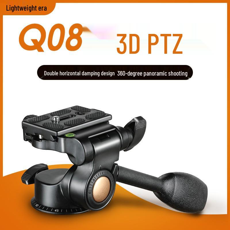

Lightweight Era Q08 3D Pan-Tilt Hydraulic Tripod Head for DSLR