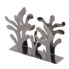 Coral Napkin Holder Iron Art Vertical Napkin Holder Multifunction Metal Napkin Holder Desktop Storage Rack for Bar Hotel