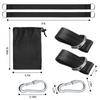 Heavy Duty Tree Swing Hanging Straps with 2200LB Capacity Industrial Nylon and Stainless Steel Carabiners for Easy Outdoor Setup