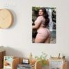 Vintage Metal Wall Art Vintage Female Pink Lingerie Metal Poster Pastel Pink Brown Black White Gray Beige