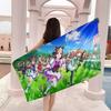 Umamusume Pretty Derby Anime Microfiber Beach Towel Absorbent Quick Dry Soft Yoga Swimming Resort Mountain Climbing Towel
