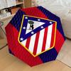 1 parapluie Atletico Madrid - 8 baleines renforcées, ouverture automatique, léger et durable, joli accessoire de mode pour l'extérieur - Y0370