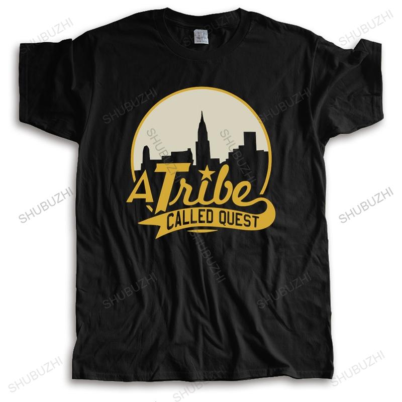 Pánská trička A Tribe Called Quest City Skyline ATCQ HipHop Rap Native Tongues Tričko Bavlna KULATÝ VÝSTŘIH krátký rukáv tričko