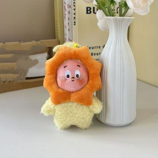 Plush Starman Keychain Pendant - Cute Backpack Decoration for Couples