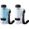 Mini Microscope 60x-120x Magnification Pocket Microscope Educational LED Lighted Microscope for Learning and Exploring