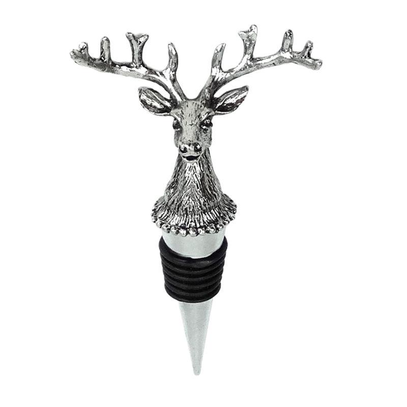 

Wine Stopper Bottle Stopper Beverage Bottle Stopper Wine Bottle Cork Stainless Steel Material for Bar Restaurant Kitchen білий