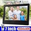7 Inch Screen LED Backlight HD Digital Photo Frame + Remote Control Full Function Electronic Album Picture Music Movie