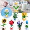 Rose Sunflower Daisy Building Blocks Model Toy Kids Gift – Decorate Surprise