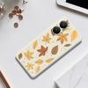 For Xiaomi Redmi Turbo 4 5G/Poco X7 Pro 5G Case Maple Leaves Pattern Printing Straight Edge TPU Phone Back Cover