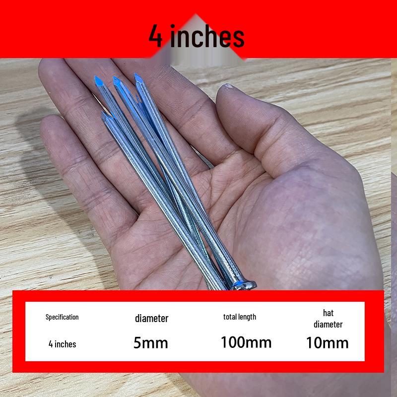 Multi-Purpose Steel Nails for Hanging Pictures and Frames on Concrete or Wood Walls