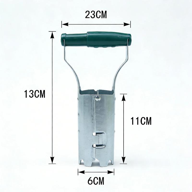 Gardening Seeding Tool Hole Punch Transplanting Digging Soil Seedling Lifter Vegetable Planting Fertilizer Hole Maker Garden Hand Tool