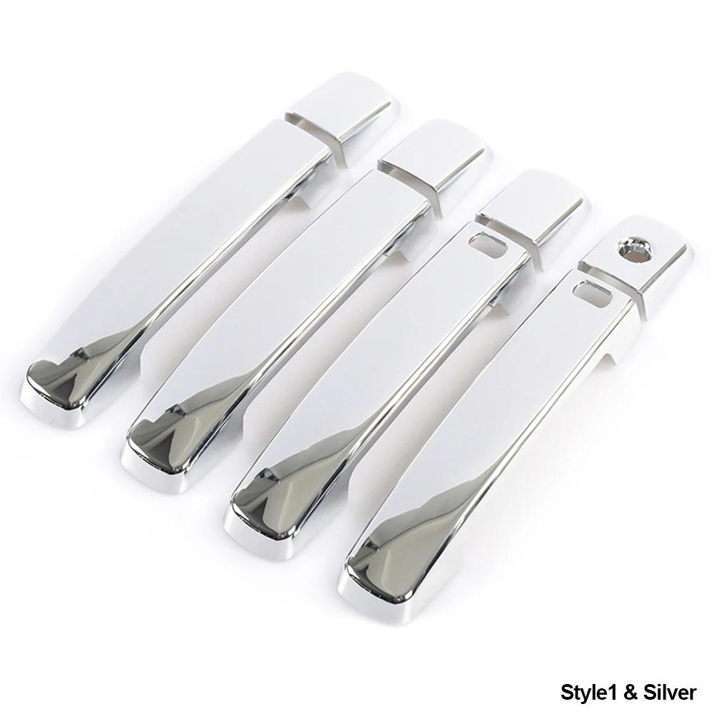 Chrómový kryt misky kľučky dverí Kryt kľučky dverí Styling auta pre Nissan Qashqai J10 Sentra Altima Quest Maxima Frontier 200-2013