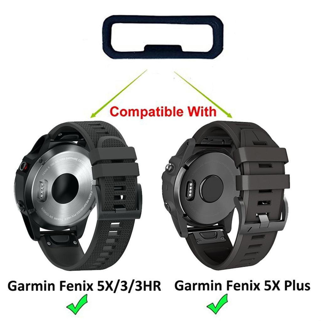 5Pcs Fastener Rings for Smartwatch Band Keeper Silicone Replacement Watch Band Loop/Holder/Retainer
