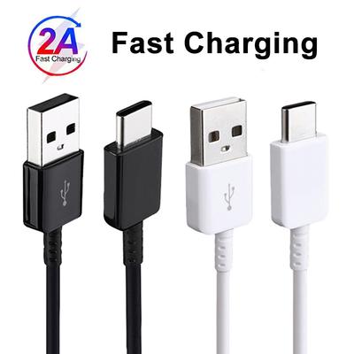 USB A Type-C Cable For Samsung Galaxy S10 S9 S8 Plus A14 A13 A32 A42 A52 5G A31 A41 Note 8 9 10 Plus 2A Fast Charging Data Cable