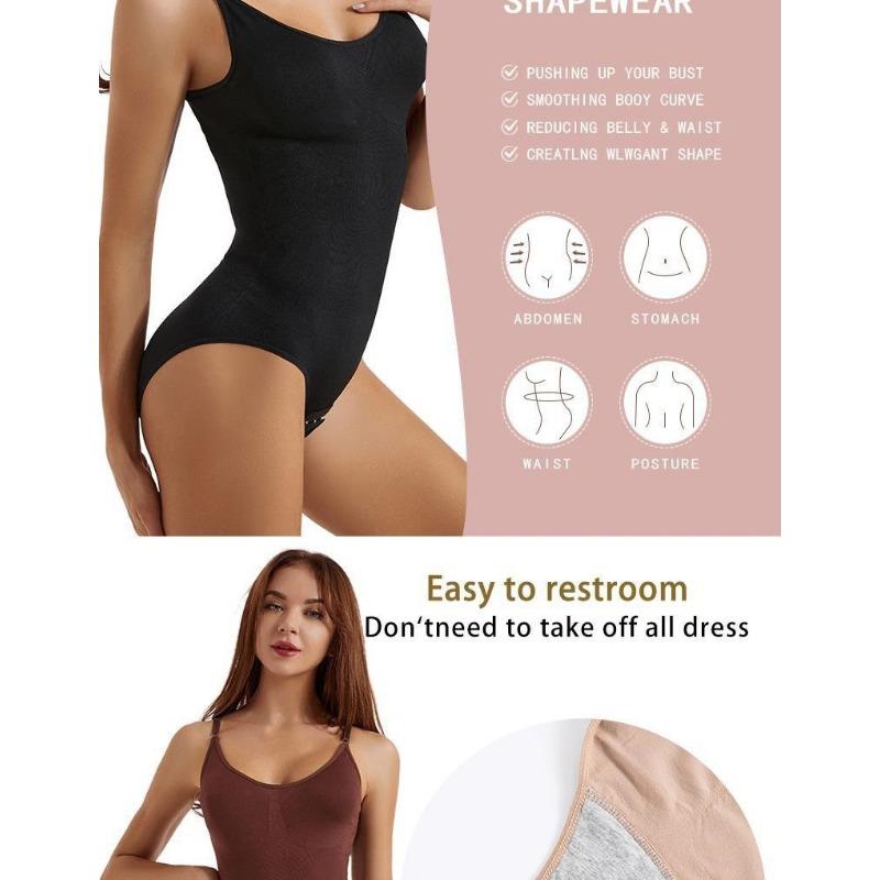 Postpartum Buttock-Lifting Seamless Shaper Women's Bodysuit with Straps for Tummy Control and Figure Sculpting
