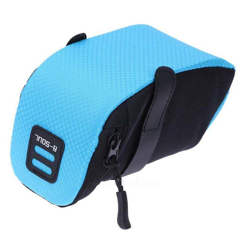 

Bike Waterproof Bicycle Storage Saddle Bag Seat Outdoor Cycling Tail Pouch Rear синій