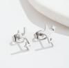 Korean Style Winter Gift Set: Women's Cartoon Boots, Geometric Earrings, and Fashion Hat
