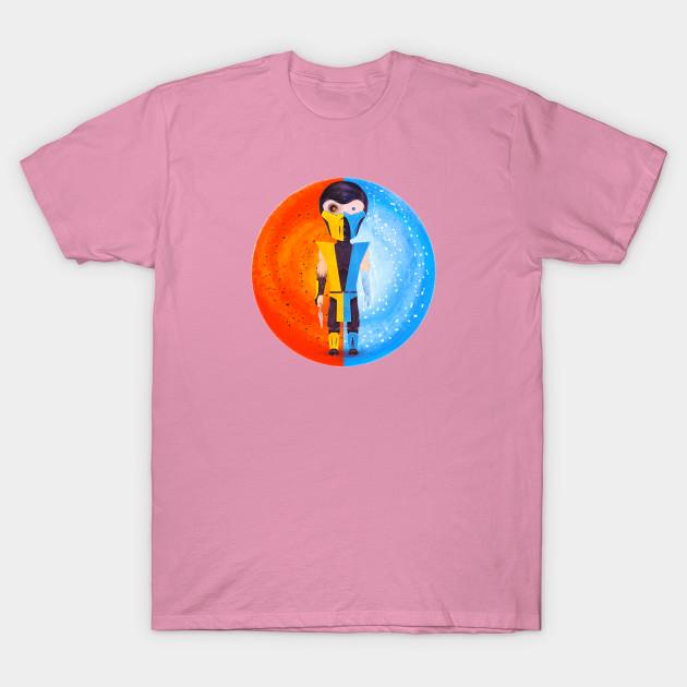 T Shirt Women Scorpio Vs Sub Zero Harajuku Print Kawaii Tshirt Summer Short Sleeve Female T-Shirt Top Tee