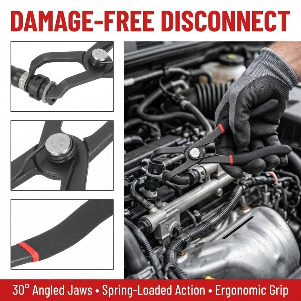 Durable Push Pin Pliers Anti-Slip Auto Clip Removal Tool Efficient Clip Pliers  Mechanic