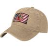 Jungfrau von Guadalupe Amerikanische Flagge Gewaschene Baseballkappe Unisex Baumwolle Verstellbar Outdoor-Hut