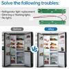 W11042554 Refrigerator LED Light Module Compatible with Whirlpool Maytag Amana Refrigerators, Replaces W11527432 W11101384 W11333374 W11387579 (Does