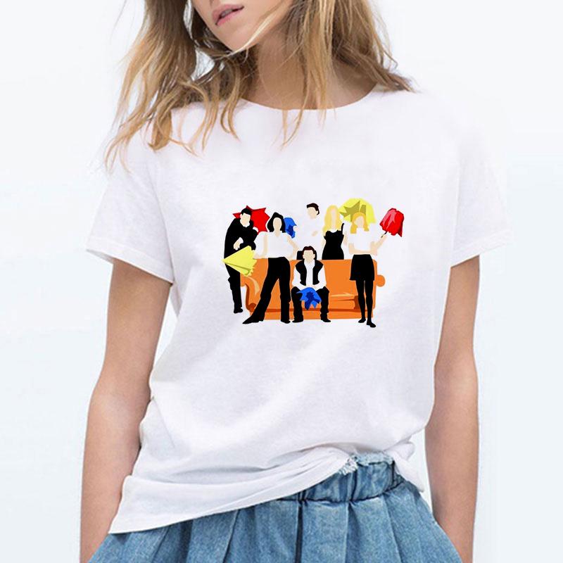 Friend Tv Show Women Femme Clothes T Shirt Female T Shirt T Shirt Top Tee Shirts