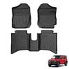 Cartist 3D Floor Mats for Jimny Nomad JC74 Manual JIMNY NOMADE JC74W Wagon 2025 Present and TPE Custom Easy Protective Car Set for and Second Row