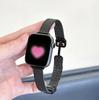 Magnetic Folding Loop Band For Apple Watch 9 8 7 41mm 45mm Slim Women Stainless Steel Strap For Iwatch SE 6 5 4 40/44mm 38/42mm