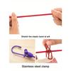Outdoor Camping Travel Home Colourful 12 Clip Clothesline Self-driving Tour Portable Windproof Non-slip Sun Drying Rope