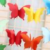 3D Colorful Butterfly Paper Garland Paper Rope Wedding Arrangement Birthday Party Decoration Supplies Home Decoration