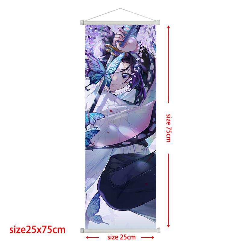 

Плакат-свиток Клинок, рассекающий демонов Ренгоку Кёдзюро Домашний декор Камадо Тандзиро Украшение для гостиной Подвесная картина Детский подарок Плакаты 25*75cm