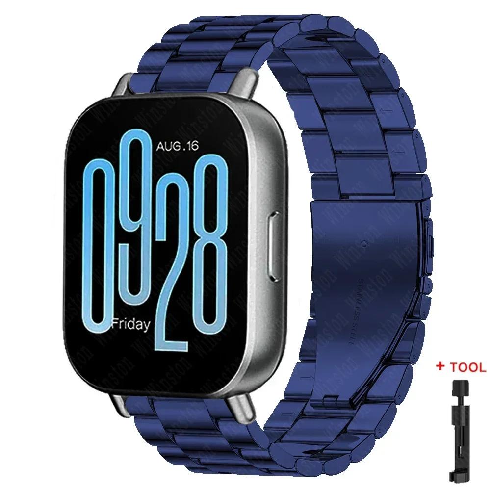 NEW 22mm Bracelet for Redmi Watch 5 Active/Lite Metal Band for Xiaomi Redmi Watch 3 Active/Lite Wristband Stainless Steel Strap