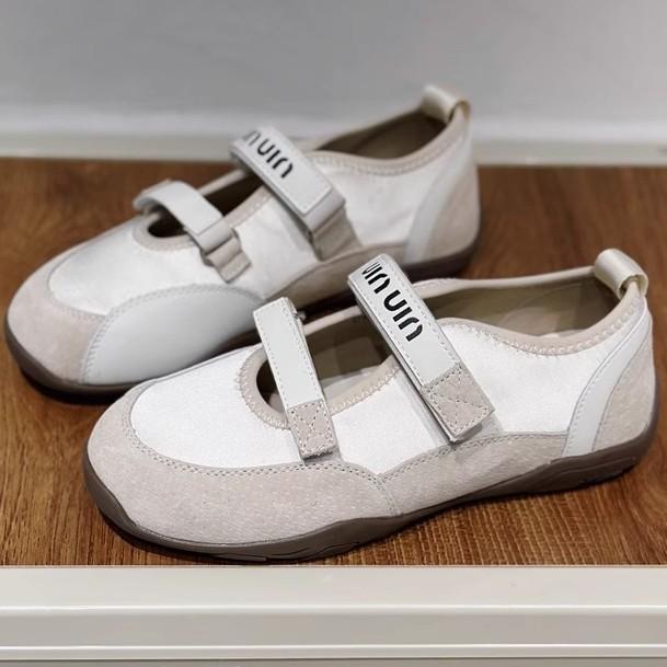 Leather version ballet style Mary Jane inner height increase cm fashion casual breathable loose beanie shoes single shoes